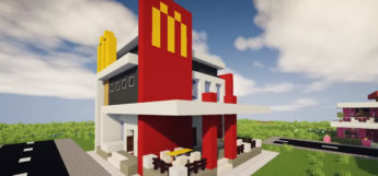 McDonalds Building in Minecraft