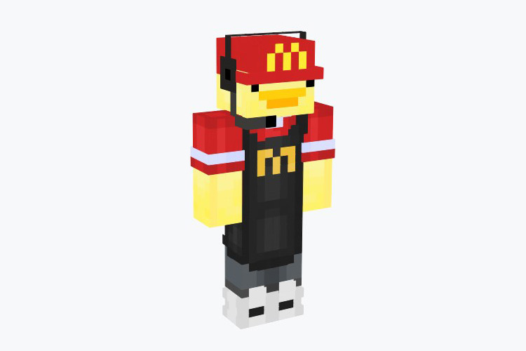 McDuck (McDonalds Employee) Minecraft Skin