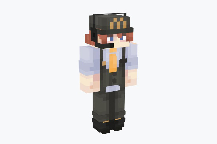 Childe Tartaglia Skin in McDonalds Outfit / Minecraft