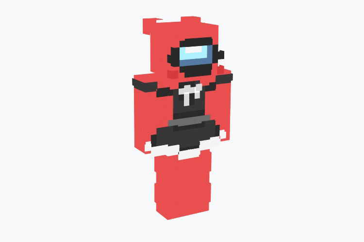 Among Us Chan Skin For Minecraft