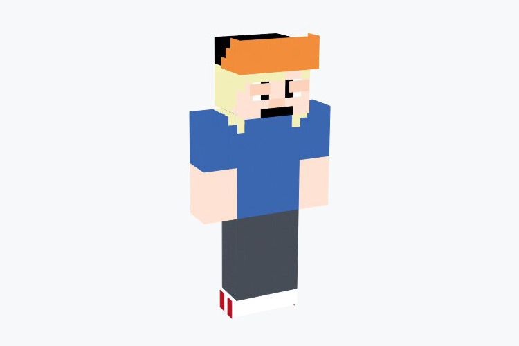 Chris Minecraft skin comm by piber -- Fur Affinity [dot] net