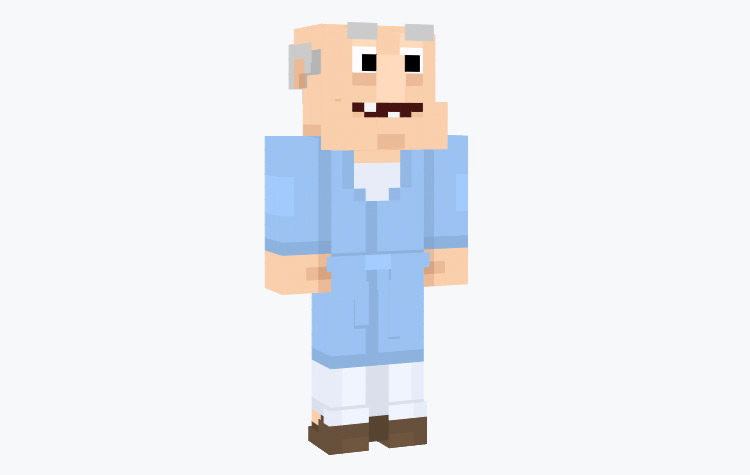 Herbert the Pervert (Family Guy) Skin For Minecraft