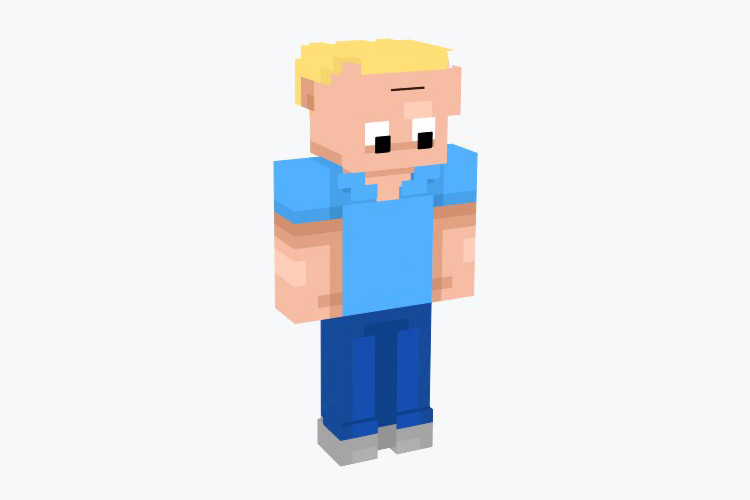 Julia Minegirl Reversa Minecraft Skin