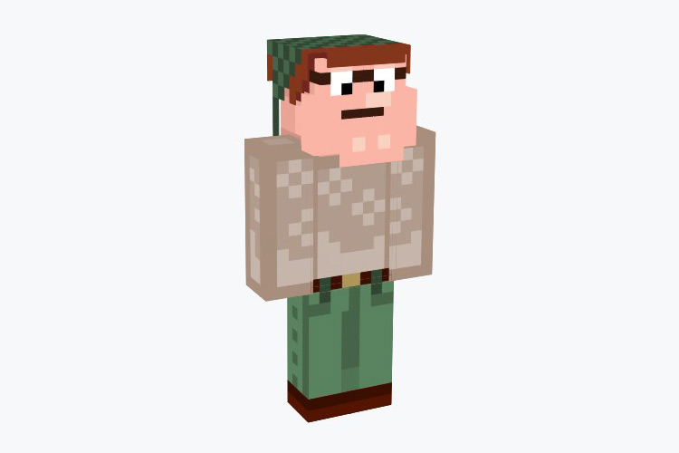 Cottagecore Peter Griffin Skin For Minecraft