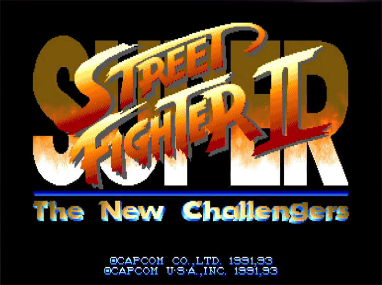 Super Street Fighter 2: The New Challengers (1994) Title Screen