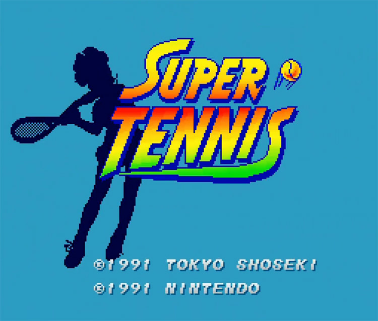 Super Tennis (1991) gameplay screenshot