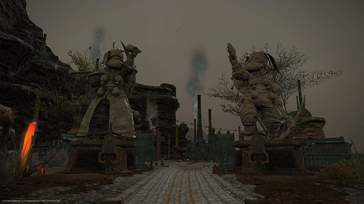The Dwarven Settlement of Komra, where the Dwarves have dug up something peculiar / Final Fantasy XIV