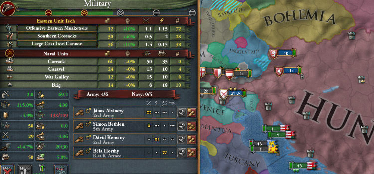 How Military Tradition & Professionalism Work (EU4)