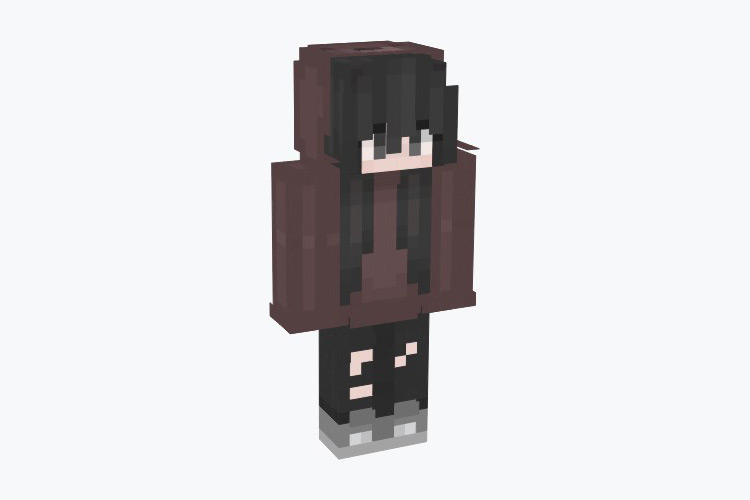 girl minecraft skins with hoodies