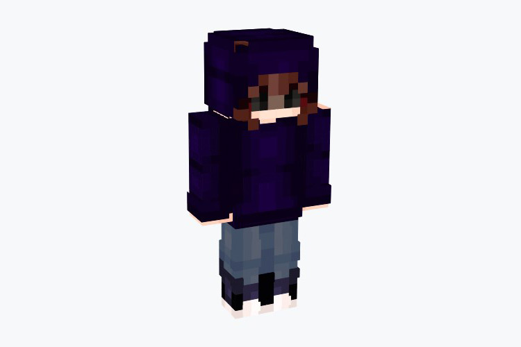 Overcast Hoodie Skin For Minecraft