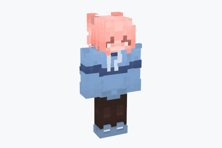 Blue’s Clues Hoodie Skin For Minecraft