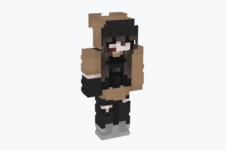 Tactical Vest Girl Skin For Minecraft