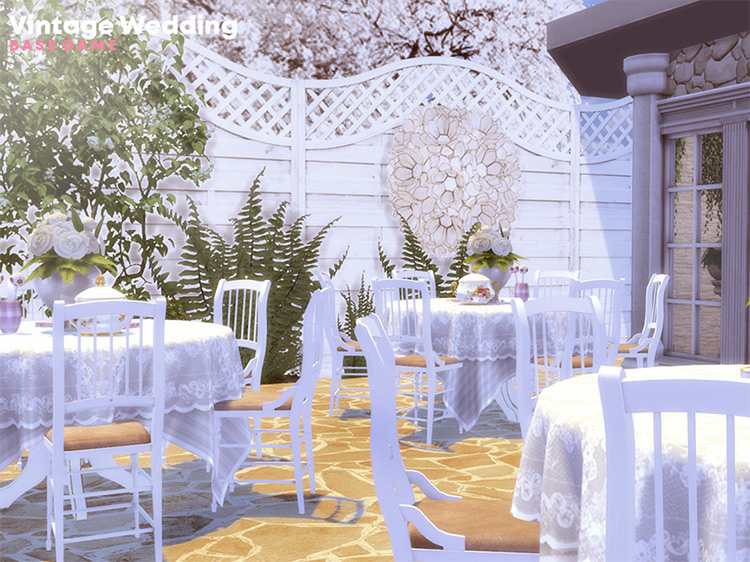 Vintage Wedding by Pralinesims for Sims 4