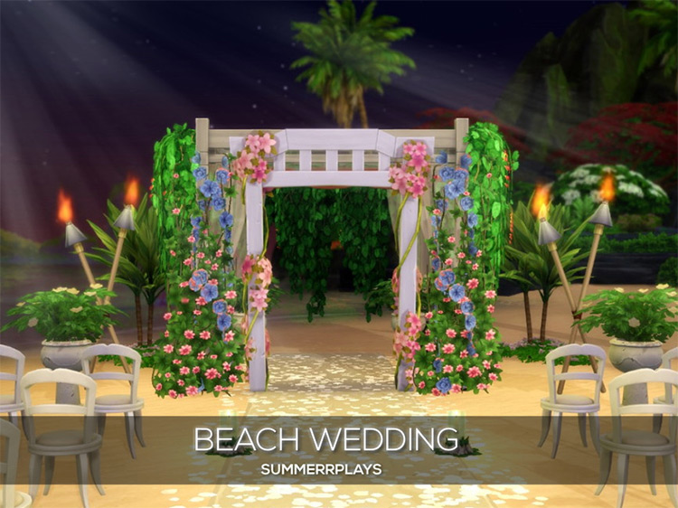 Beach Wedding by Summerr Plays TS4 CC