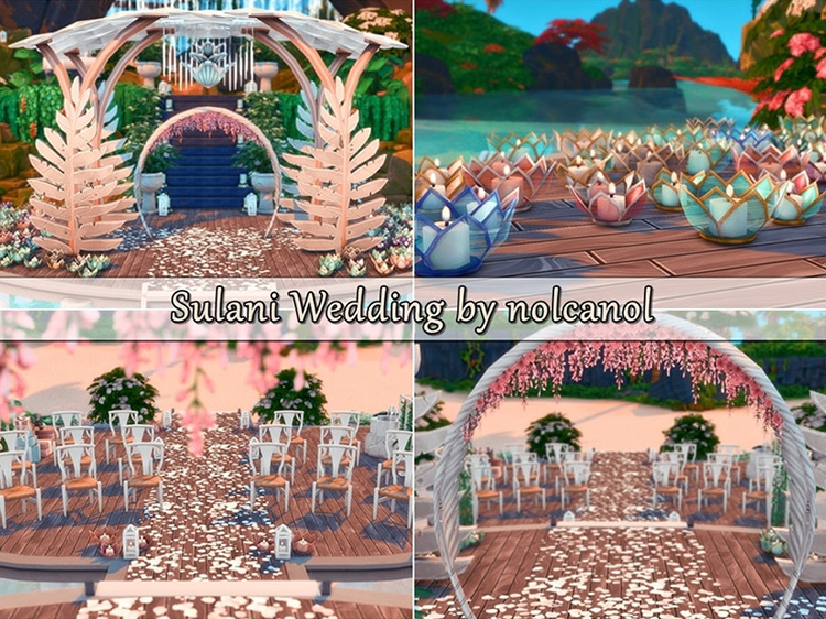 Sulani Wedding by nolcanol for Sims 4