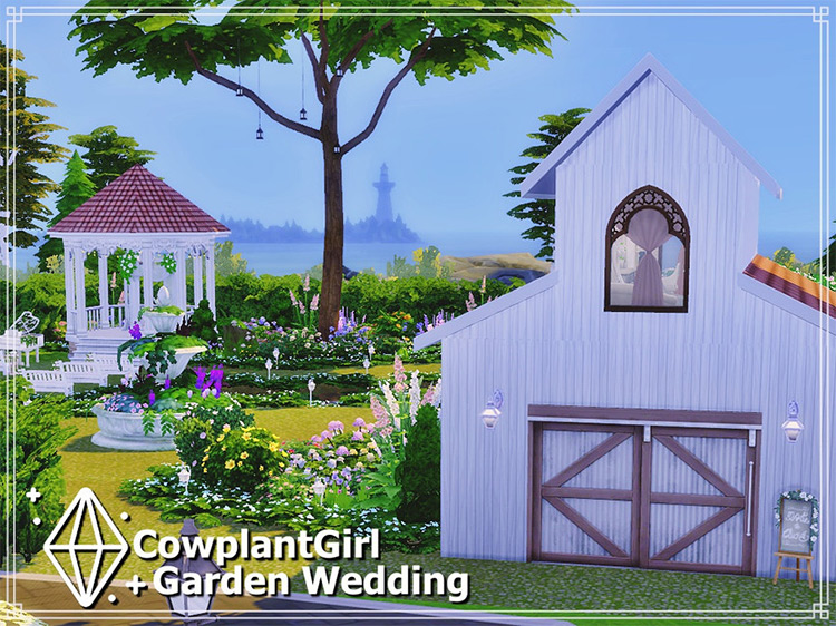 Garden Wedding by CowplantGirl TS4 CC