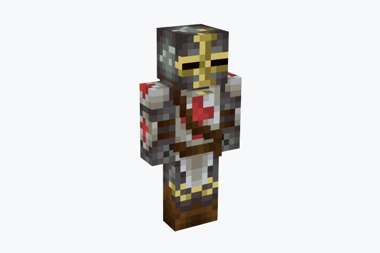 Dirtied Crusader Minecraft Skin