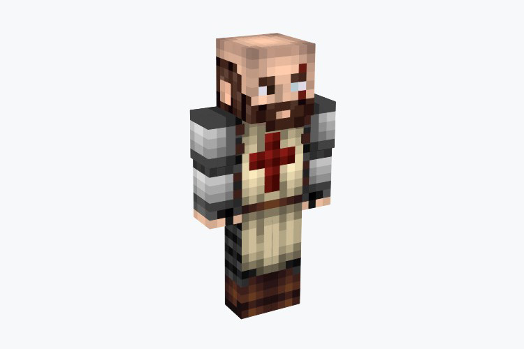 Crusader with Eye Scar / Skin For Minecraft