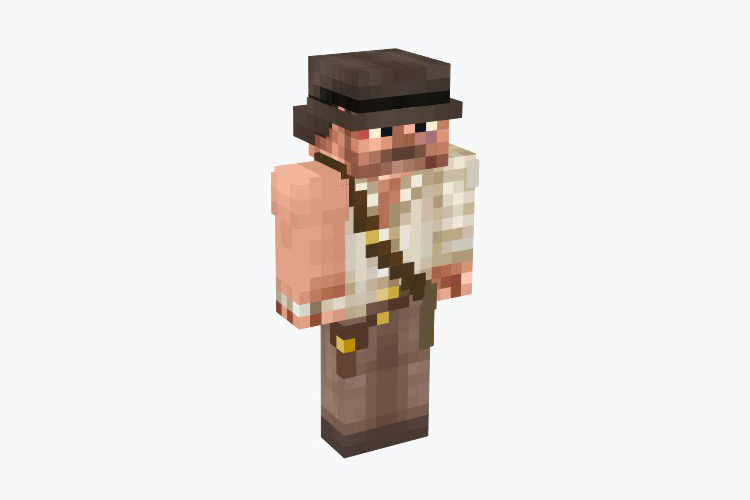 Temple of Doom Indy Skin For Minecraft