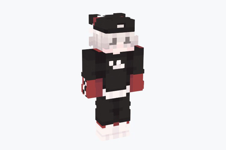 Red Sleeves (Boy) Skin For Minecraft