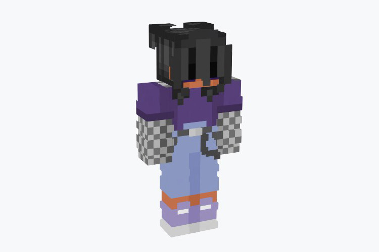 Checkered Sleeves Outfit Minecraft Skin