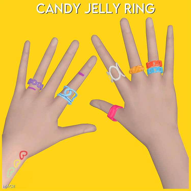 Candy Jelly Ring / Sims 4 CC