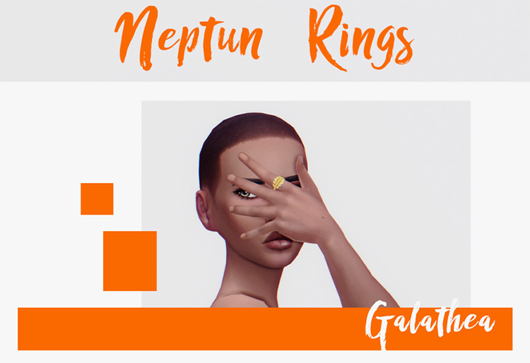 Neptun Rings / Sims 4 CC