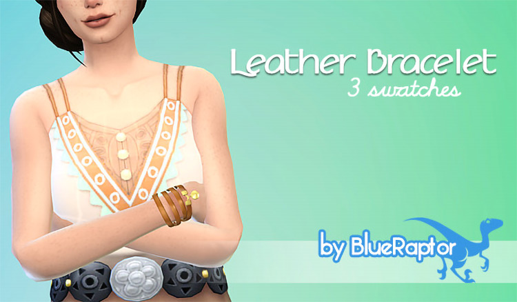 Leather Bracelet / Sims 4 CC
