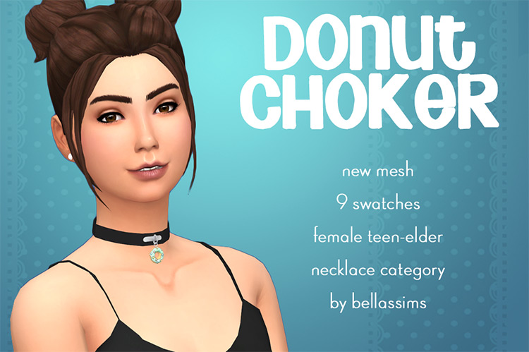 Donut Choker / Sims 4 CC