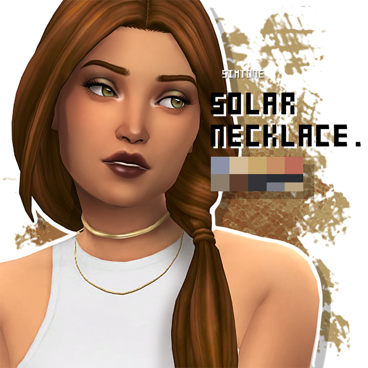 Solar Necklace / Sims 4 CC