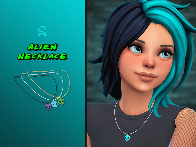 Alien Necklace / Sims 4 CC