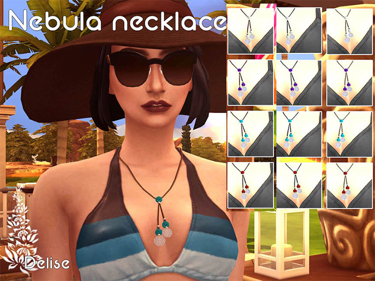 Nebula Necklace / Sims 4 CC