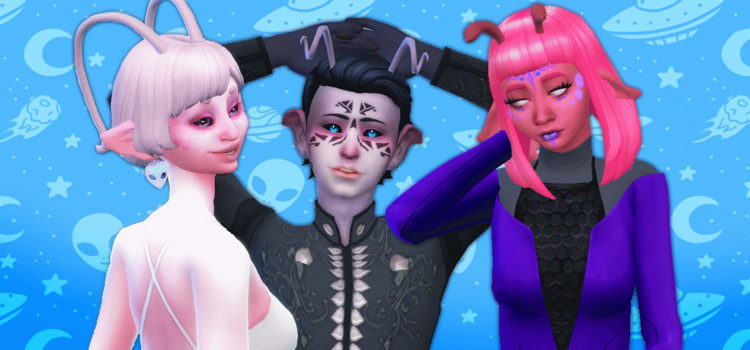 Sims 4 Maxis Match Alien CC: Eyes, Skin & More