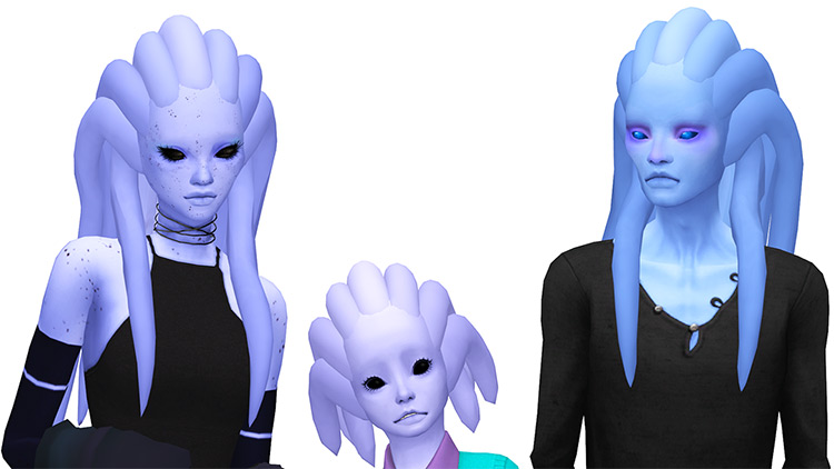 Nautolan Tentacles / Sims 4 CC