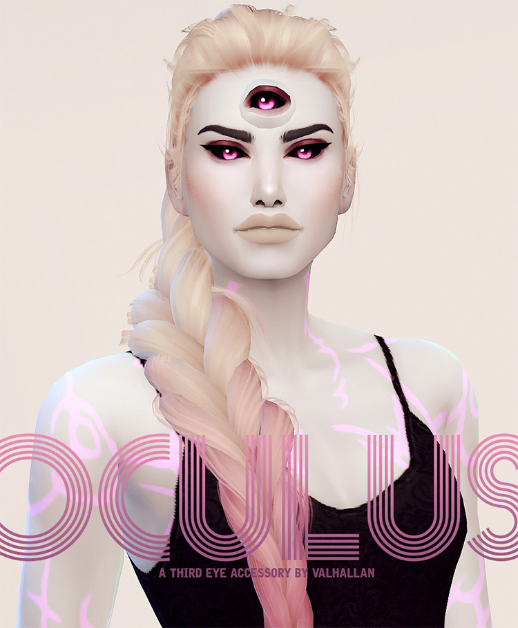 Oculus: a Third Eye Accessory / Sims 4 CC