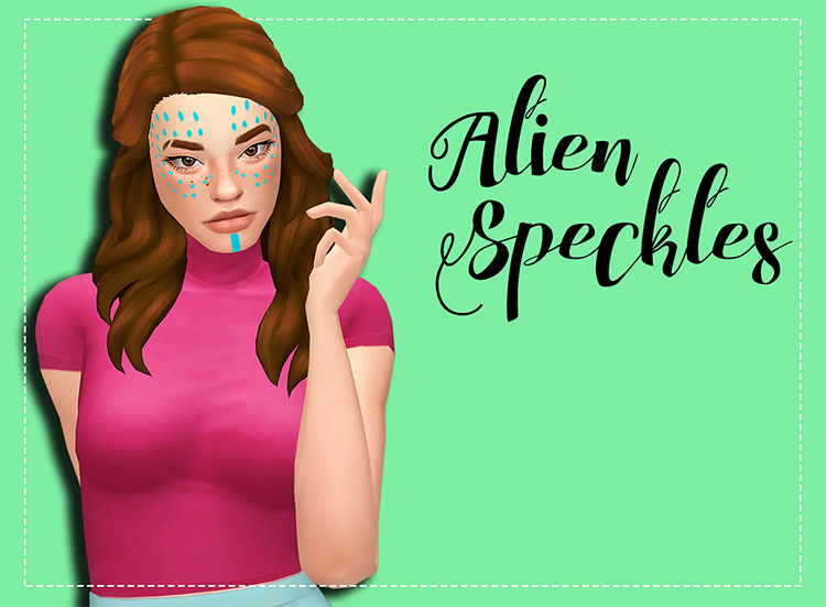 Alien Speckles / Sims 4 CC