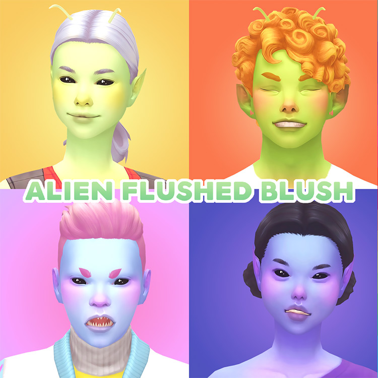 Alien Flushed Blush / Sims 4 CC