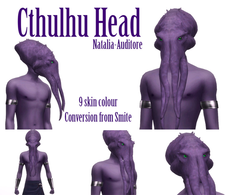 Cthulhu Head / Sims 4 CC