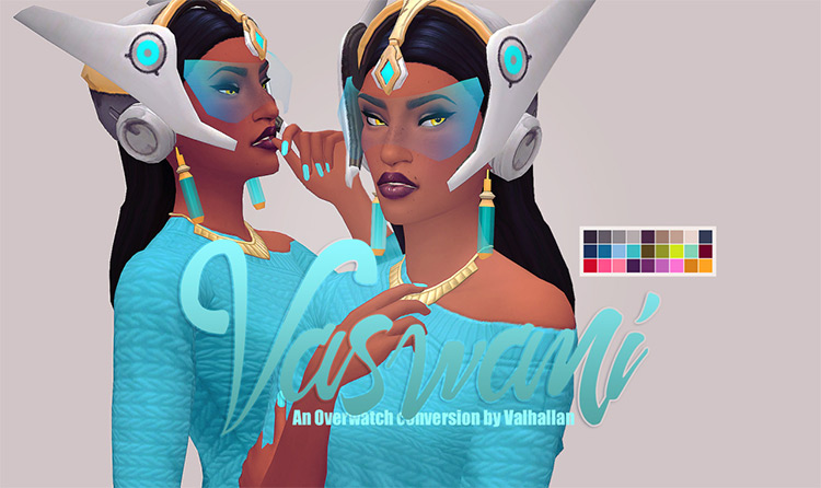 Vaswani Overwatch Maxis-Match Conversion / Sims 4 CC