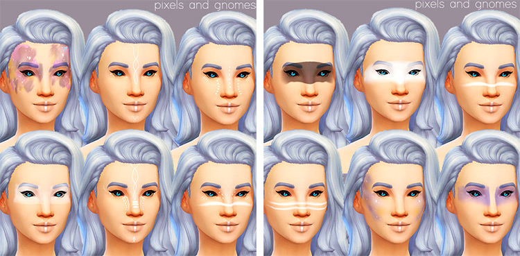 Space Face / Sims 4 CC