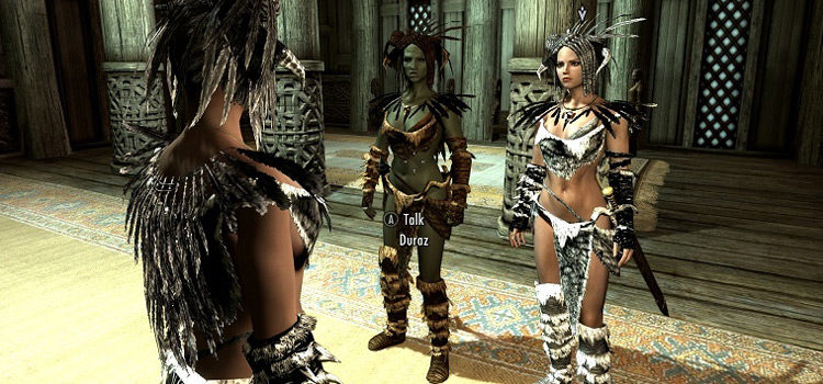 Skyrim Forsworn Armor Mods (Male + Female)