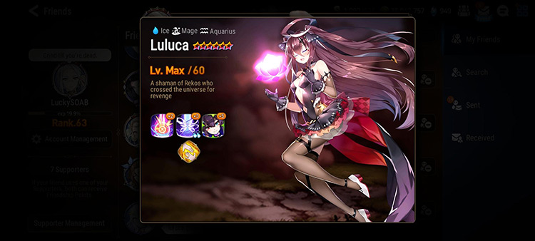 Luluca (Skills Page) / E7