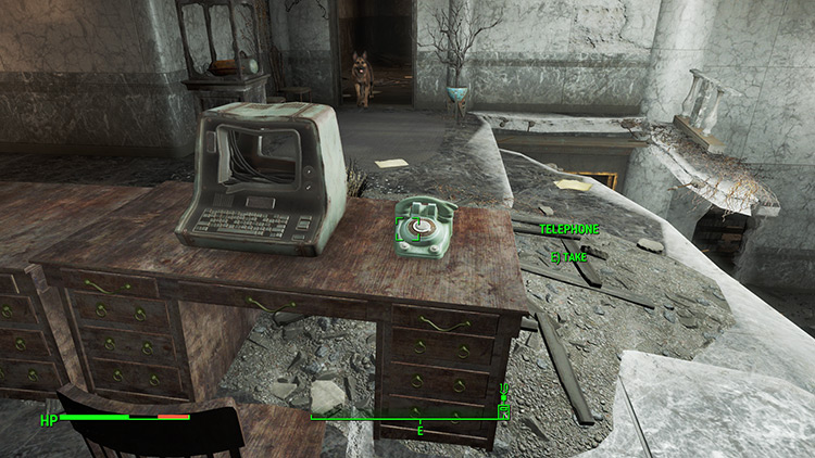 Collecting an item that contains copper in Cambridge Polymer Labs / Fallout 4