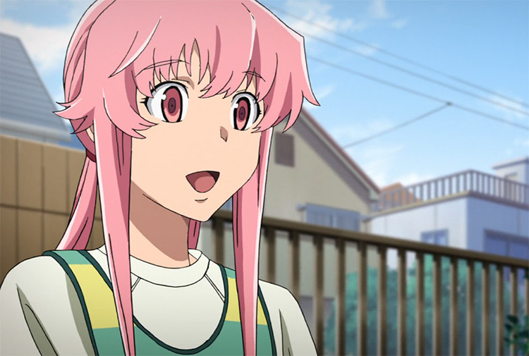 Yuno Gasai Mirai Nikki anime screenshot
