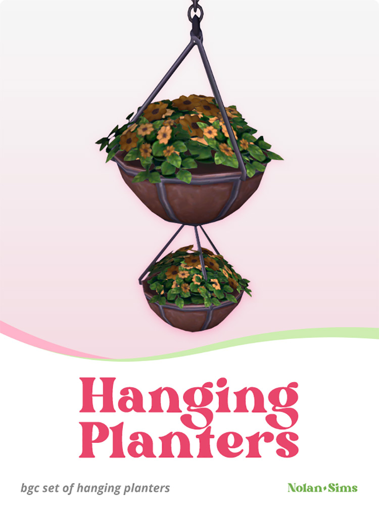 Hanging Planters by Nolan-Sims for Sims 4
