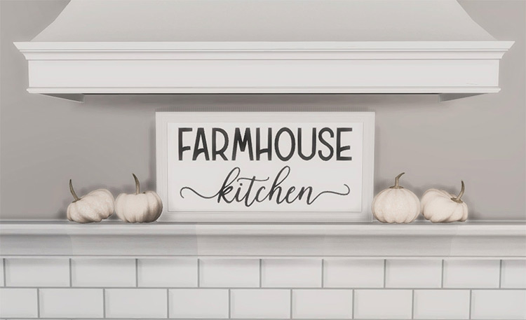 Farmhouse Signs by Sooky88 TS4 CC
