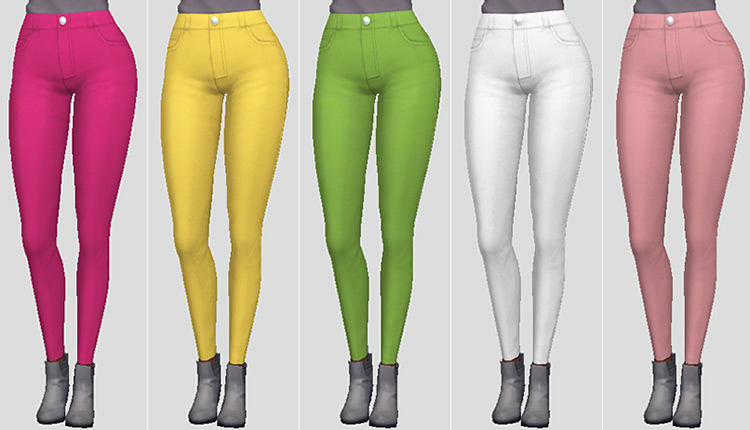 Maxis Match Skinny Jeans CC for The Sims 4  Guys   Girls    FandomSpot - 73