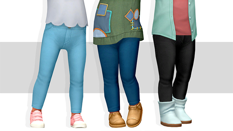 Tot Skinny Jeans for Sims 4