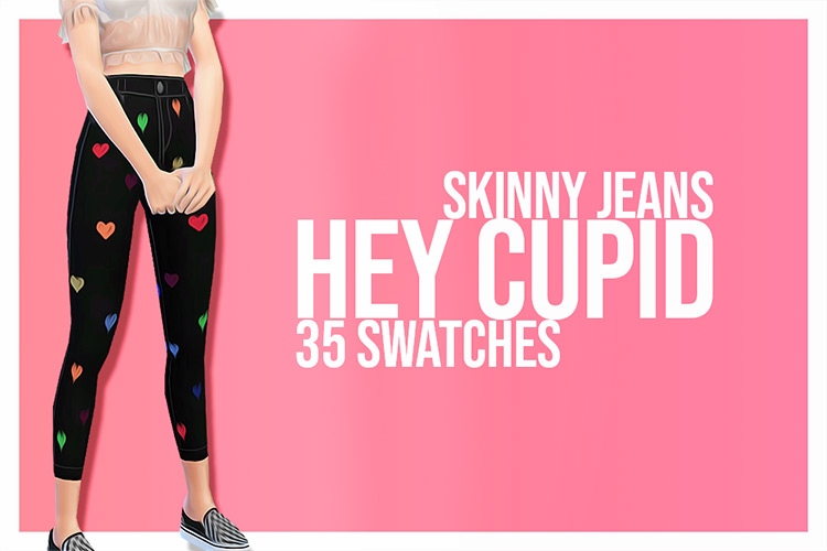 Hey Cupid Skinnies Sims 4 CC