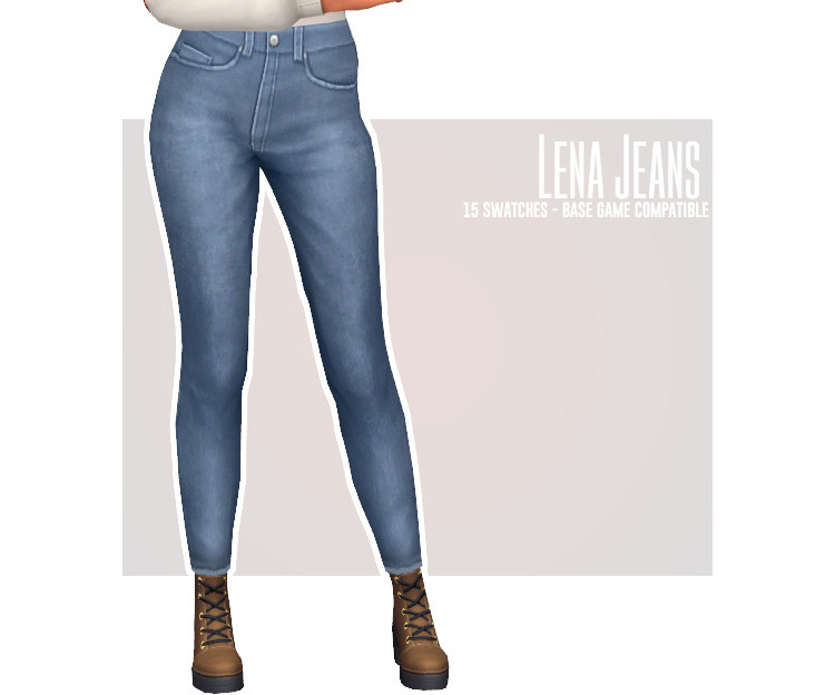 Lena Jeans for Sims 4